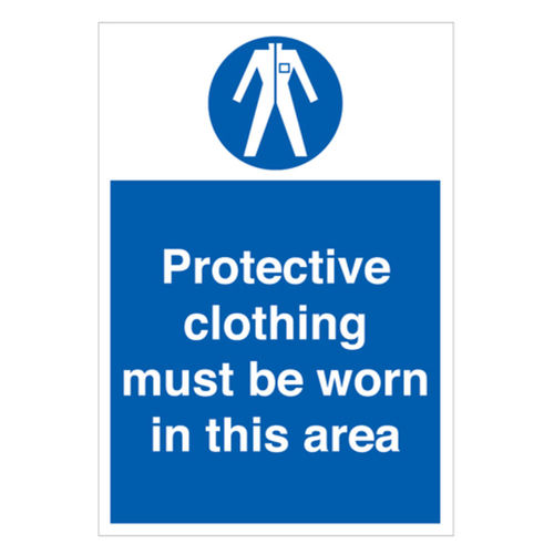 Protective Clothing Must Be Worn Sign (30339V)